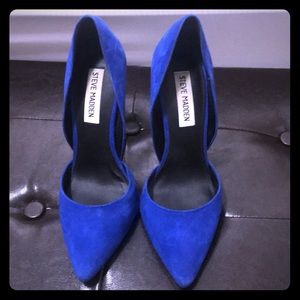 Steve Madden royal blue heels